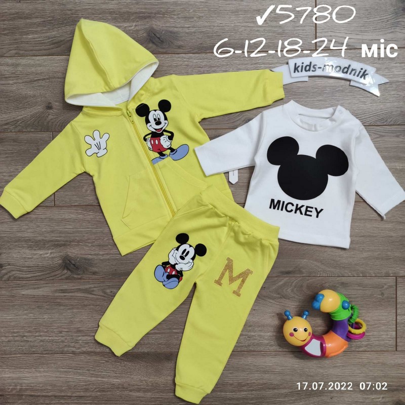 Костюм 3-ка для младенцев 4 шт коттон (6-24 мес) MiLi_5780a