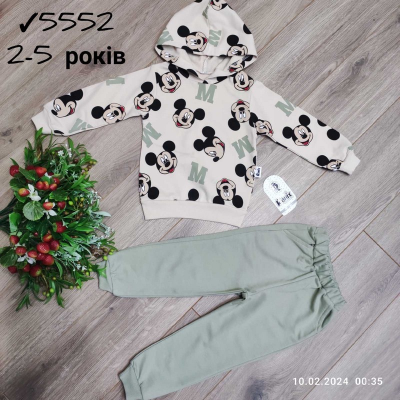 Костюм дитячий 4 шт бавовна (2-5 років) MiLi_5552b