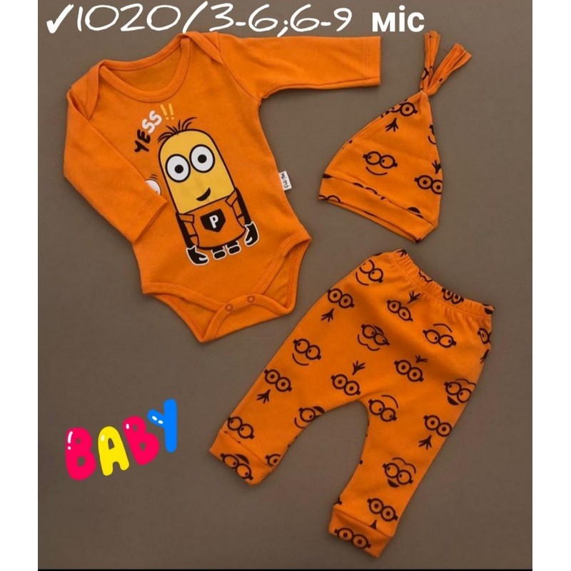 Костюм для младенцев 2 шт интерлок (3-9 мес) MiLi_1020