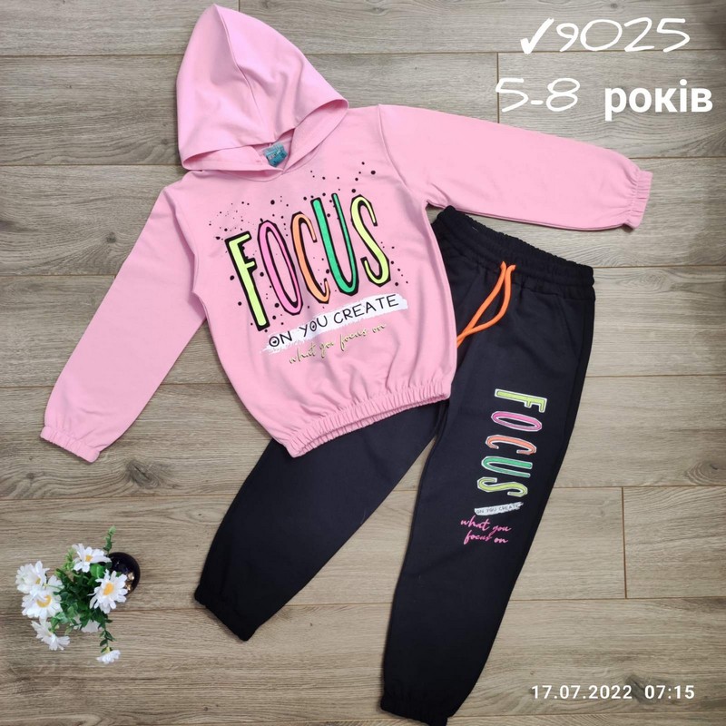 Костюм для дівчаток 4 шт бавовна (5-8 років) MiLi_9025a