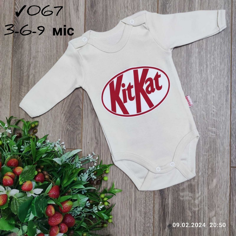 Боді для немовлят 3 шт інтерлок (3-9 міс) MiLi_067b