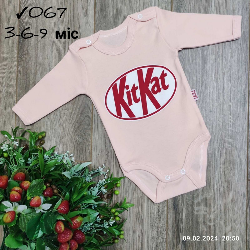 Боді для немовлят 3 шт інтерлок (3-9 міс) MiLi_067c