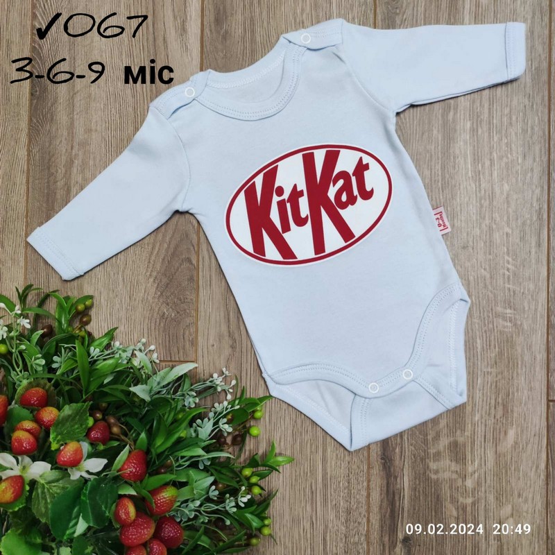 Боді для немовлят 3 шт інтерлок (3-9 міс) MiLi_067d