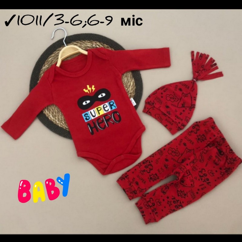 Костюм для младенцев 2 шт интерлок (3-9 мес) MiLi_1011a