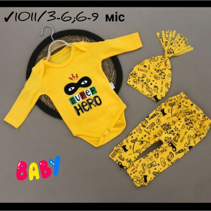 Костюм для младенцев 2 шт интерлок (3-9 мес) MiLi_1011b