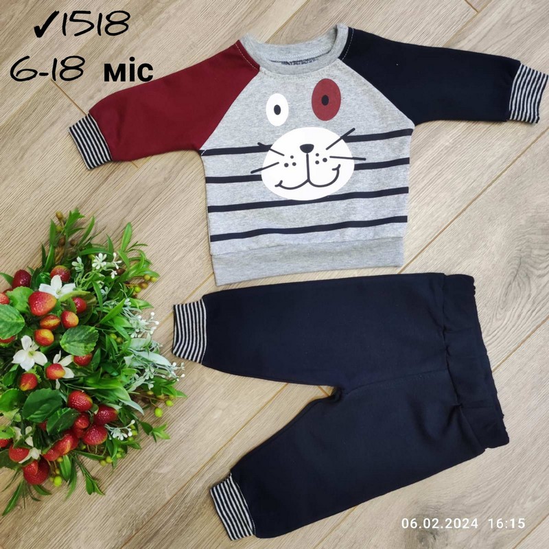 Костюм для младенцев 4 шт коттон (6-18 мес) MiLi_1518a