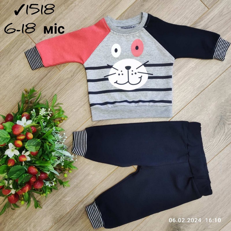 Костюм для младенцев 4 шт коттон (6-18 мес) MiLi_1518c