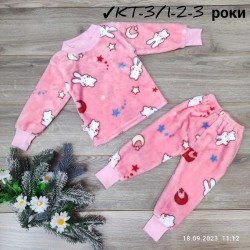 Пижама детская 3 шт велсофт (1-3 года) MiLi_KT-3d