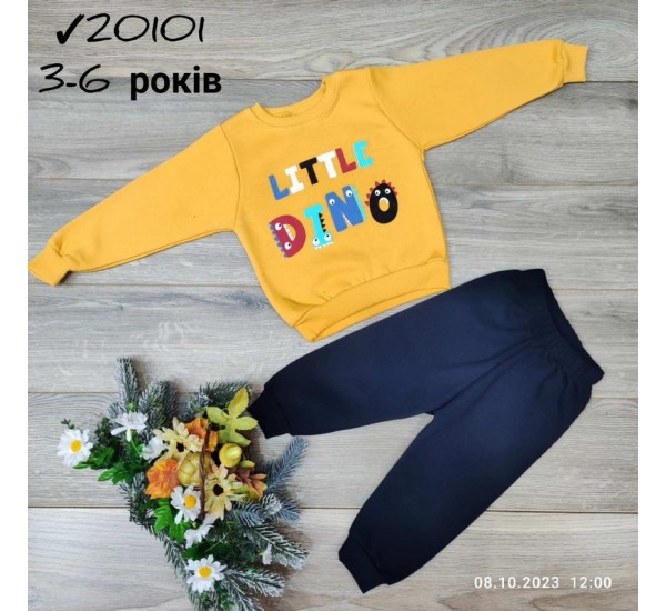 Костюм для хлопчиків 4 шт тринитка/фліс (3-6 років) MiLi_20101f