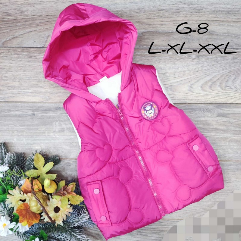 Безрукавка дитяча 3 шт плащівка/синтепон (3-6 років) MiLi_G-8a