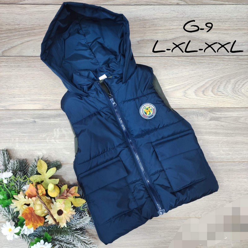 Безрукавка детская 3 шт плащёвка/синтепон (3-6 лет) MiLi_G-9a