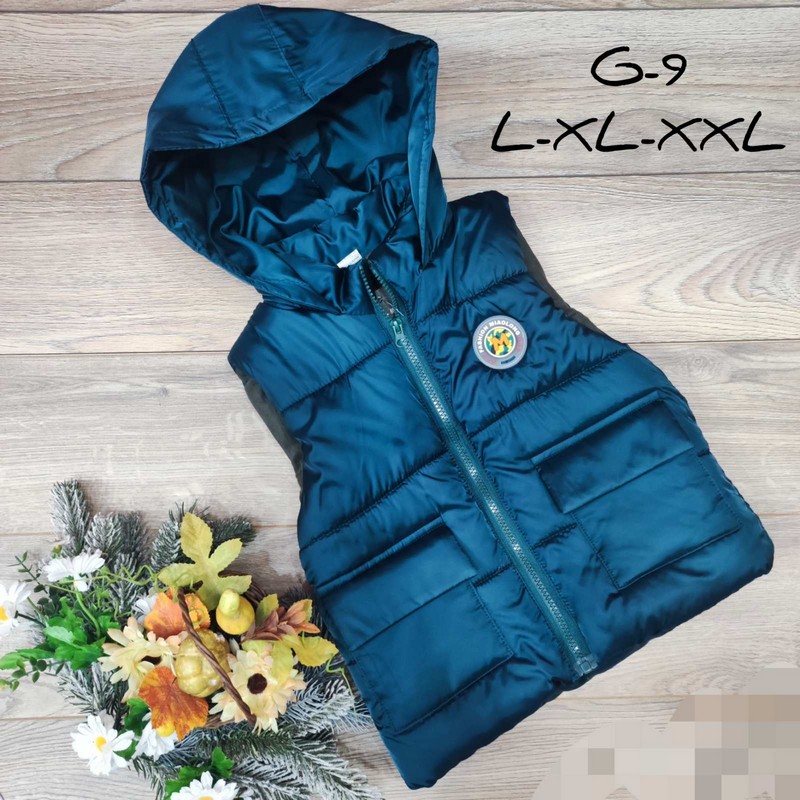 Безрукавка детская 3 шт плащёвка/синтепон (3-6 лет) MiLi_G-9c