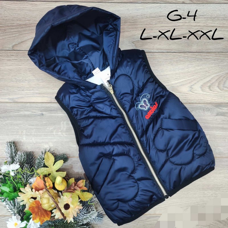 Безрукавка детская 3 шт плащёвка/синтепон (3-6 лет) MiLi_G-4b