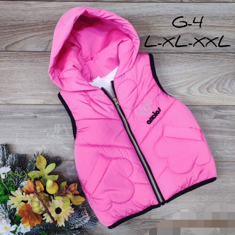 Безрукавка дитяча 3 шт плащівка/синтепон (3-6 років) MiLi_G-4c