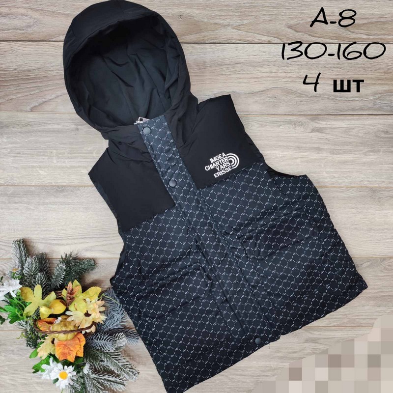 Безрукавка детская 4 шт плащёвка/синтепон (130-160 см) MiLi_A-8