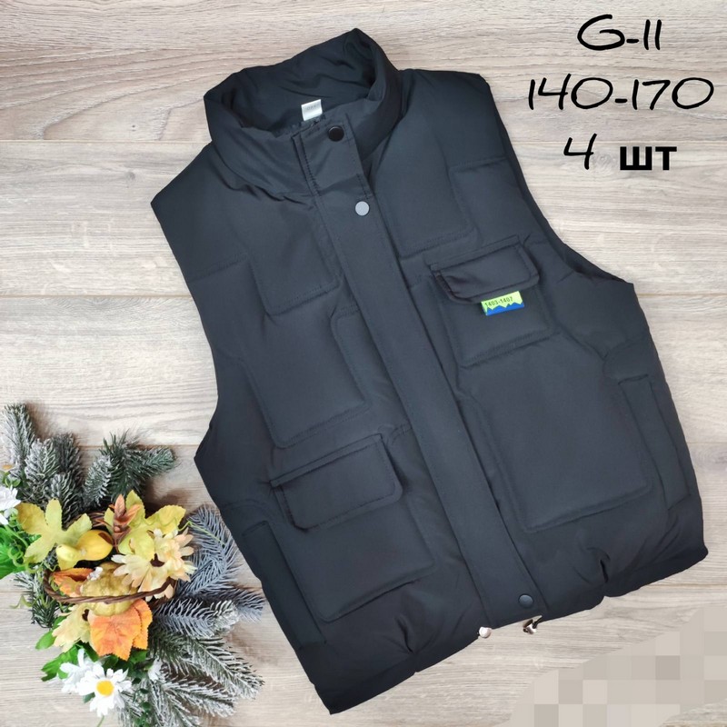 Безрукавка детская 4 шт плащёвка/синтепон (140-170 см) MiLi_G-11b