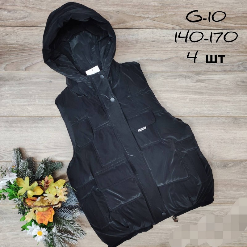 Безрукавка детская 4 шт плащёвка/синтепон (140-170 см) MiLi_G-10