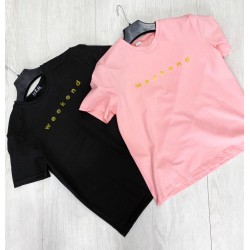 Футболка женская Weekend (S-XXL) коттон 5 шт ML667_120614