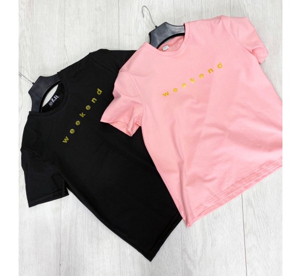 Футболка жіноча Weekend (S-XXL) коттон 5 шт ML667_120614