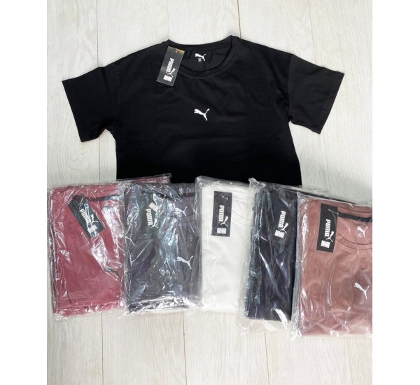 Футболка унисекс Puma (S-XXL) коттон 5 шт ML667_120603