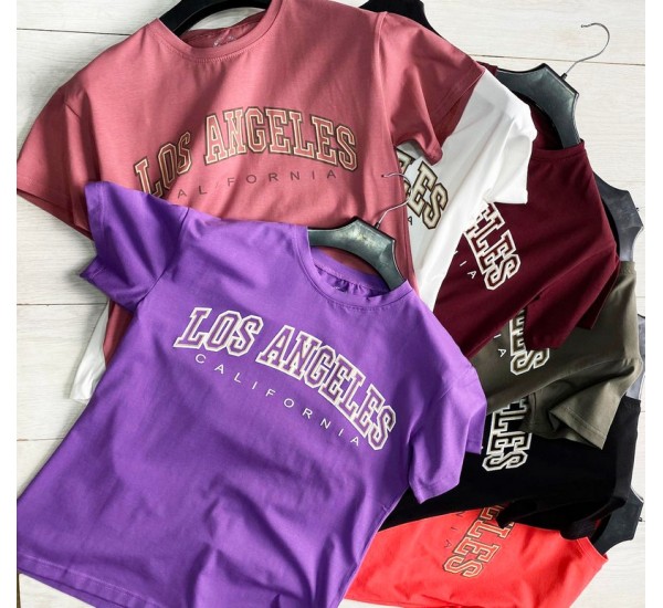 Футболка унисекс Los Angeles (S-XXL) коттон 5 шт ML667_120606