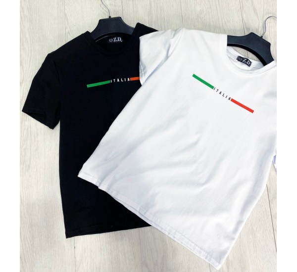 Футболка унисекс Italia (S-XXL) коттон 5 шт ML667_120608