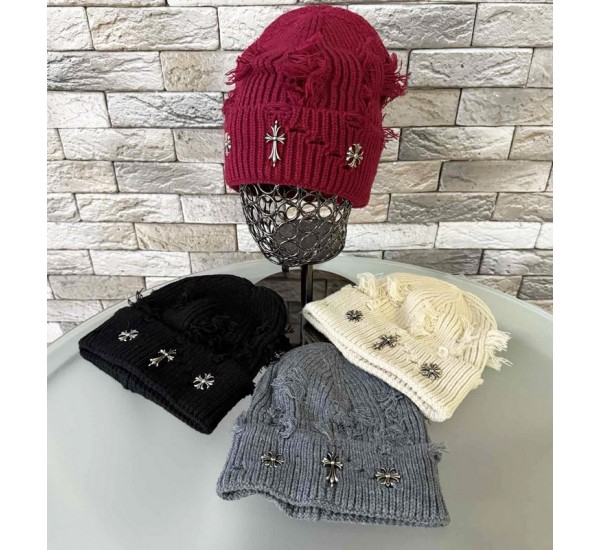 Шапка жіноча 5 шт (норма) в'язка ML903_151017