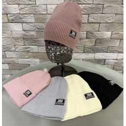 Шапка жіноча 5 шт (норма) в'язка/фліс ML903_151029