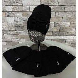 Шапка жіноча 5 шт (норма) в'язка/фліс ML903_151031