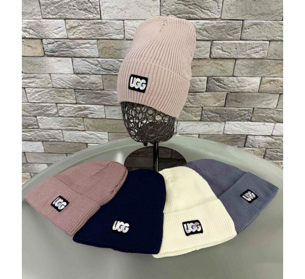 Шапка жіноча 5 шт (норма) в'язка/фліс ML903_151032