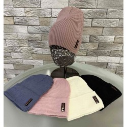 Шапка жіноча 5 шт (норма) в'язка/фліс ML903_151033
