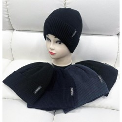 Шапка мужская 5 шт (норма) вязка/флис ML903_151004