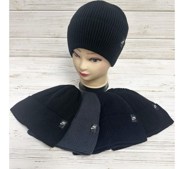 Шапка мужская 5 шт (норма) вязка/флис ML903_151005