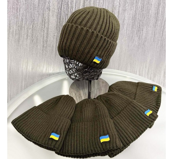 Шапка мужская 5 шт (норма) вязка/флис ML903_151051