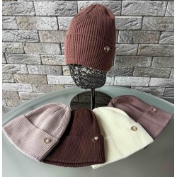 Шапка жіноча 5 шт (55-57 р) в'язка ML903_151063