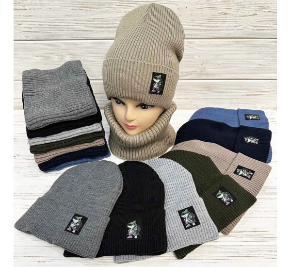 Комплект детский 5 шт (54-56 р) вязка/флис ML903_141054