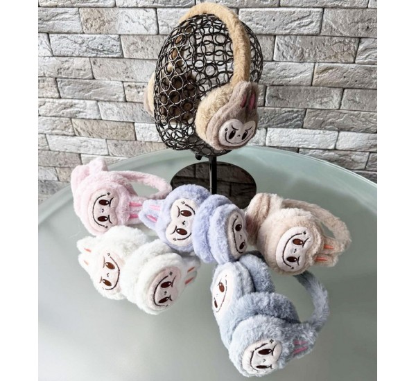 Наушники детские 6 шт (универсальный) мех ML903_141060