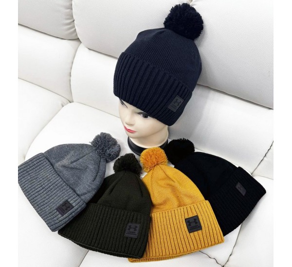 Шапка детская 5 шт (универсальный) вязка/флис ML903_141064