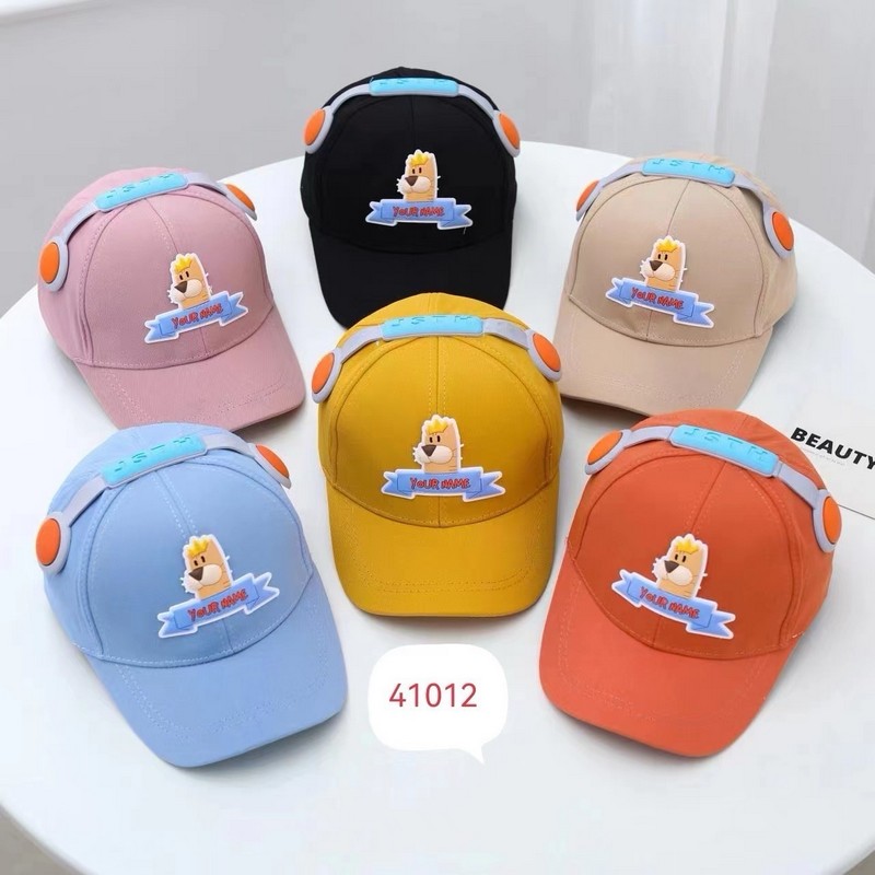 Бейсболка дитяча 5 шт (52 р) бавовна ML903_190348