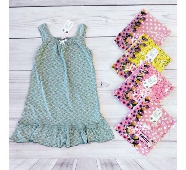 Ночная рубашка женская, хлопок 5 шт (48-56 р) MuK_0131D