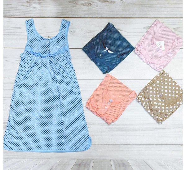 Нічна сорочка жіноча, бавовна 5 шт (48-56 р) MuK_309