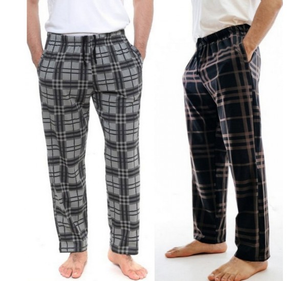 Брюки домашние мужские, хлопок 5 шт (48-56 р) MuK_8600a