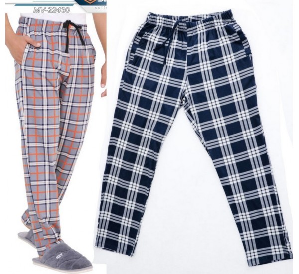 Брюки домашние мужские, хлопок 5 шт (48-56 р) MuK_8600e