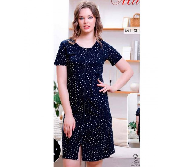 Халат жіночий, бавовна 6 шт (46-56 р) MuK_041110