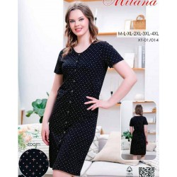 Халат жіночий, бавовна 6 шт (46-56 р) MuK_01/014