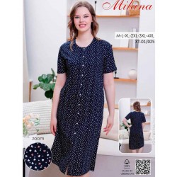 Халат жіночий, бавовна 6 шт (46-56 р) MuK_01/025