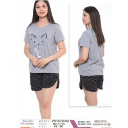 Пижама женская, хлопок 5 шт (48-56 р) MuK_27708