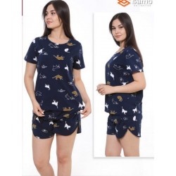 Пижама женская, хлопок 5 шт (48-56 р) MuK_041119