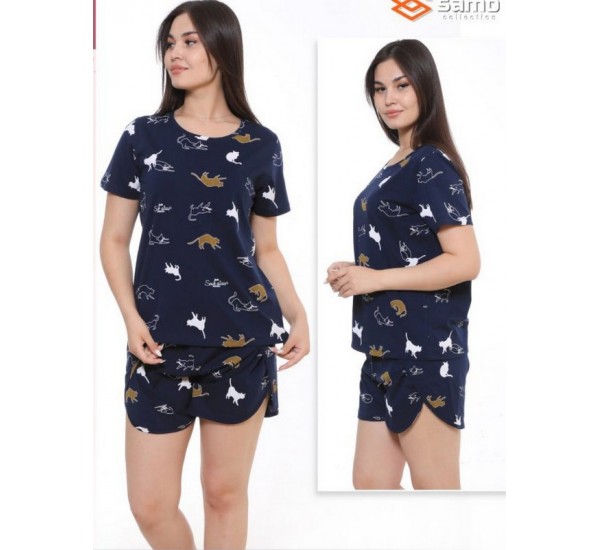 Пижама женская, хлопок 5 шт (48-56 р) MuK_041119