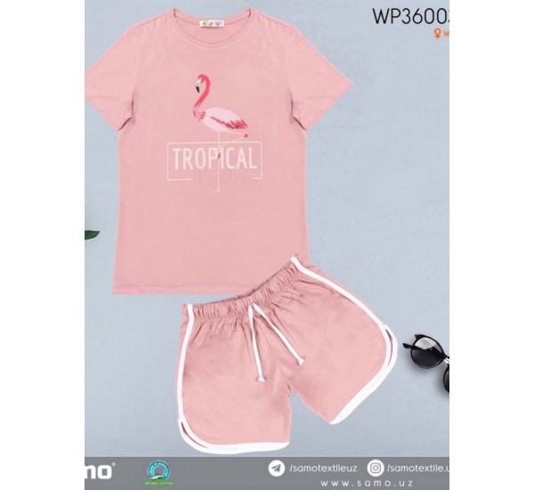 Пижама женская, хлопок 5 шт (48-56 р) MuK_3600